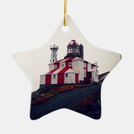 Cape Bonavista Lighthouse Ceramic Ornament
