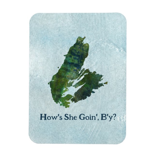 Cape Breton - Flat Greeting Card Magnet (Vertical)