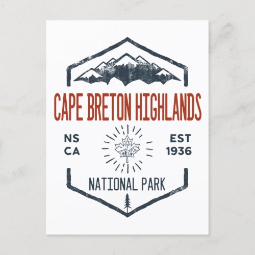 Cape Breton Highlands National Park Canada Postcard