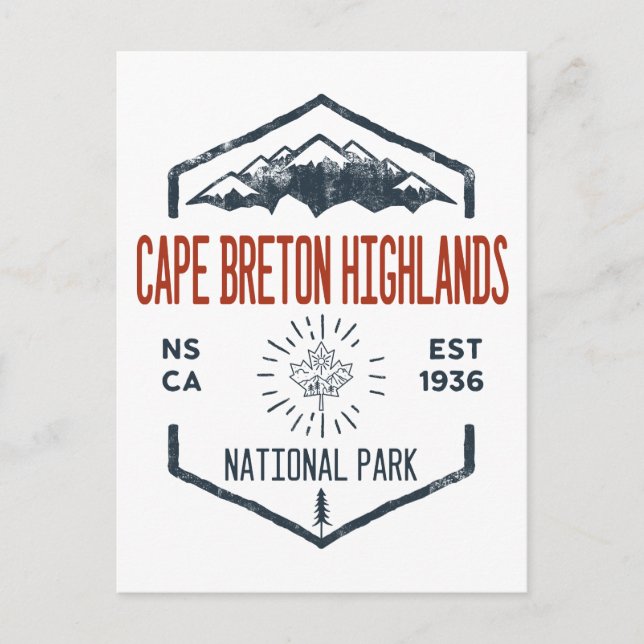 Cape Breton Highlands National Park Canada Postcard (Front)