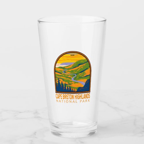 Cape Breton Highlands National Park Canada Travel Glass