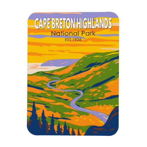 Cape Breton Highlands National Park Canada Travel Magnet