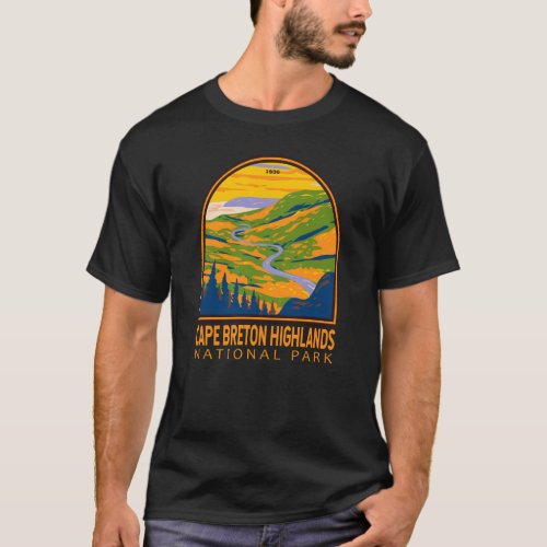 Cape Breton Highlands National Park Canada Travel T_Shirt