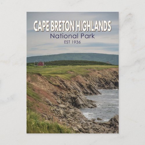 Cape Breton Highlands National Park Canada Vintage Postcard
