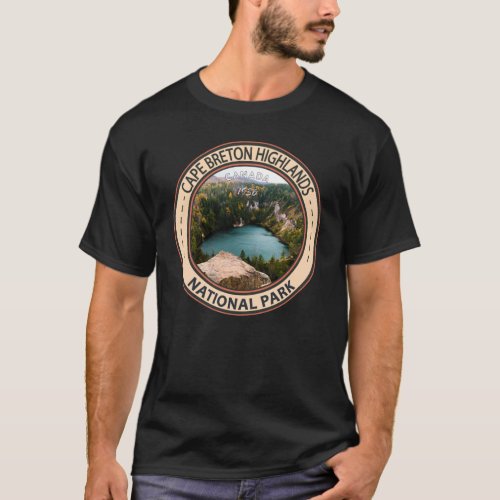 Cape Breton Highlands National Park Circle Vintage T_Shirt