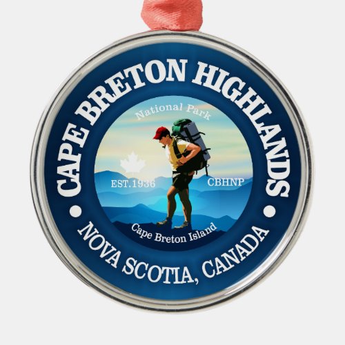 Cape Breton Highlands NP C Metal Ornament