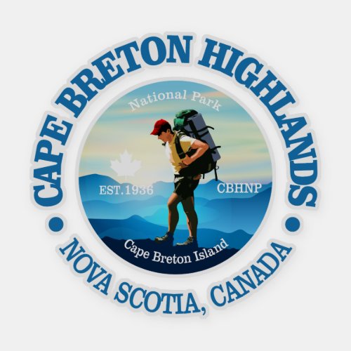 Cape Breton Highlands NP C Sticker