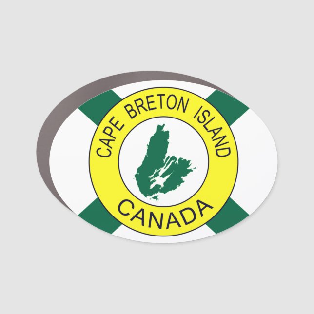 Cape Breton Island Flag (unofficial), Nova Scotia Car Magnet (Front)