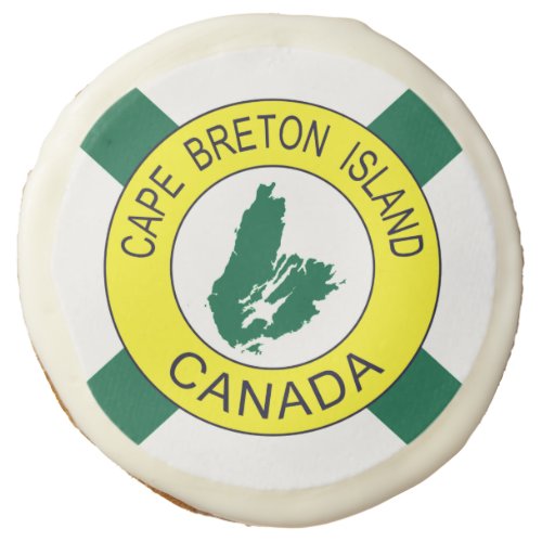 Cape Breton Island Flag unofficial Nova Scotia Sugar Cookie