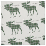 Cape Breton Island moose tartan fabric