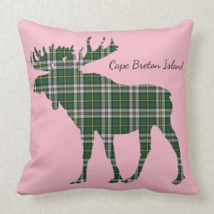 moose christmas pillow