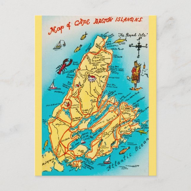 Cape breton Islands Postcard (Front)