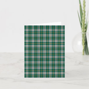 Cape Breton Nova Scotia Canada Tartan Card