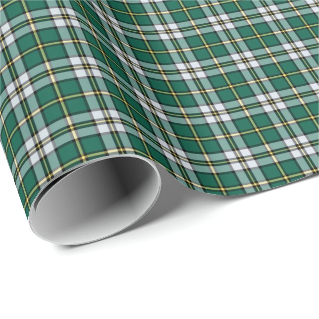 Cape Breton Nova Scotia Canada Tartan Wrapping Paper (Roll Corner)