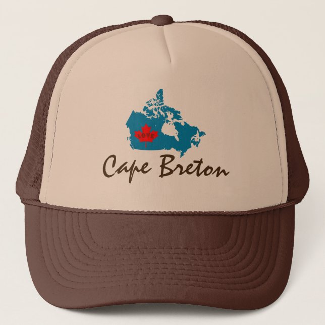 Cape Breton Nova Scotia  Customize Canada hat (Front)