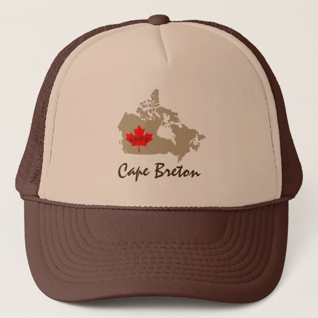 Cape Breton Nova Scotia Customize Canada hat (Front)