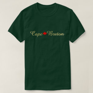 Cape Breton Nova Scotia Halifax Customize Canada T-Shirt