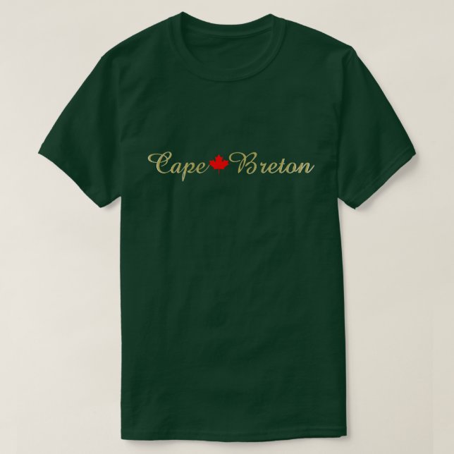  Cape Breton Nova Scotia Halifax Customize Canada  T-Shirt (Design Front)