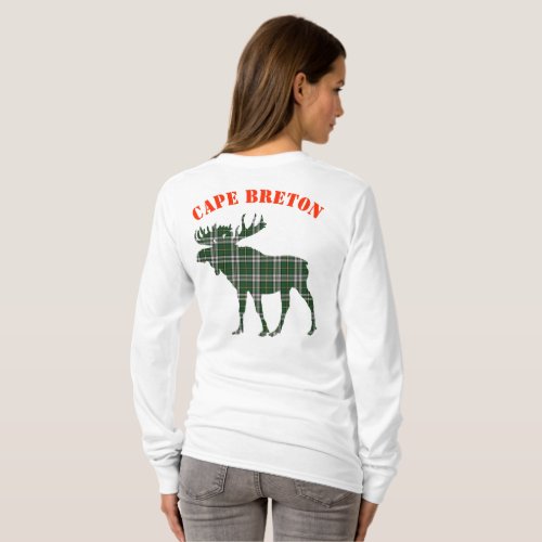 Cape Breton sweater Tartan moose customizable