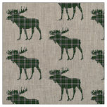 Cape Breton  Tartan plaid moose fabric