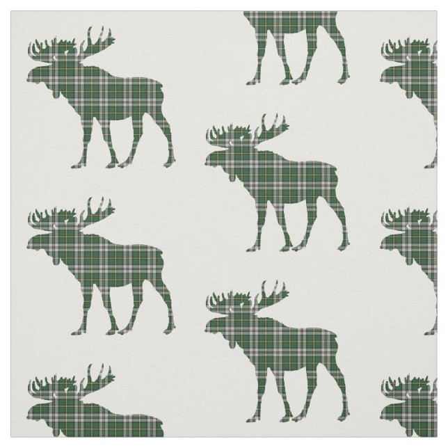 Cape Breton  Tartan plaid moose fabric (Swatch)