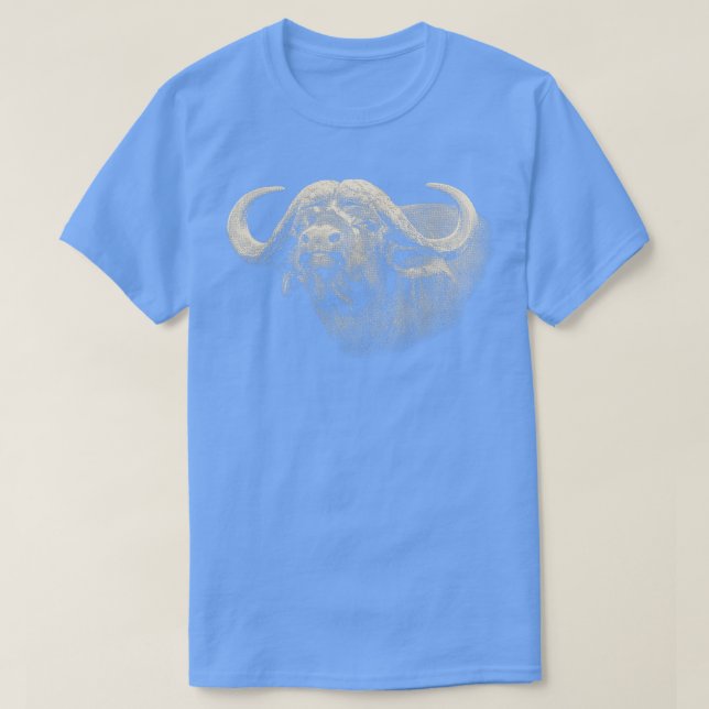 Cape Buffalo African Safari T-Shirt (Design Front)