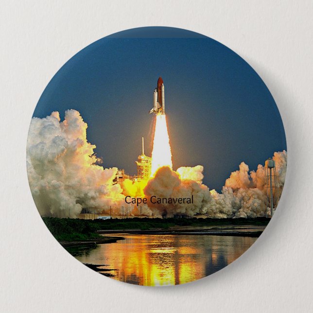 Cape Canaveral Florida Launch Pad Button (Front)