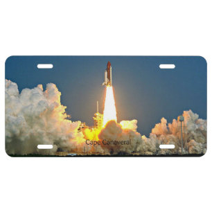 Cape Canaveral launch pad License Plate