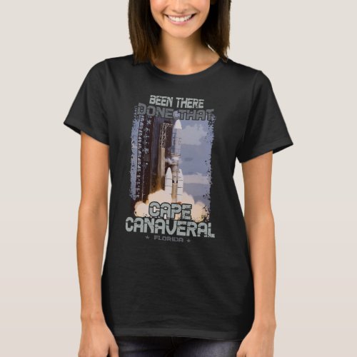 Cape Canaveral Space Station Spaceflight Launch T_Shirt