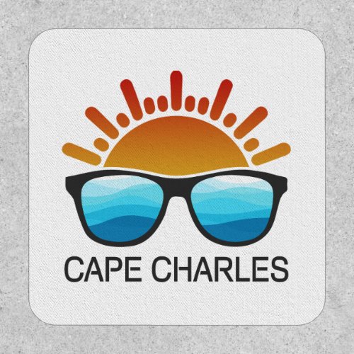 Cape Charles Beach Virginia Sunglasses Patch