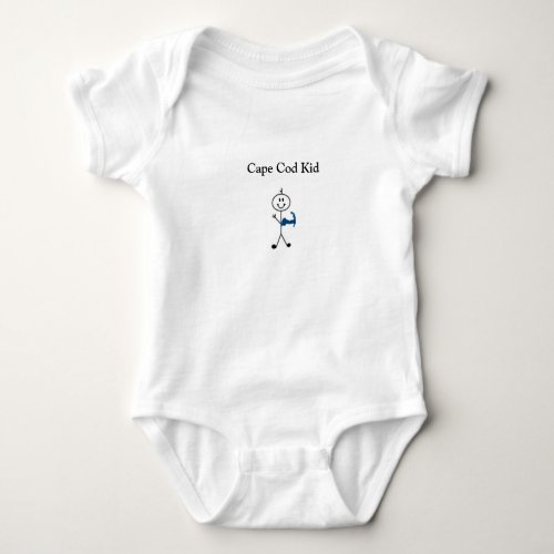 Cape Cod Baby T_Shirt wSnaps Baby Bodysuit