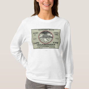 Cape Cod Battleship Brand Cranberry Label T-Shirt