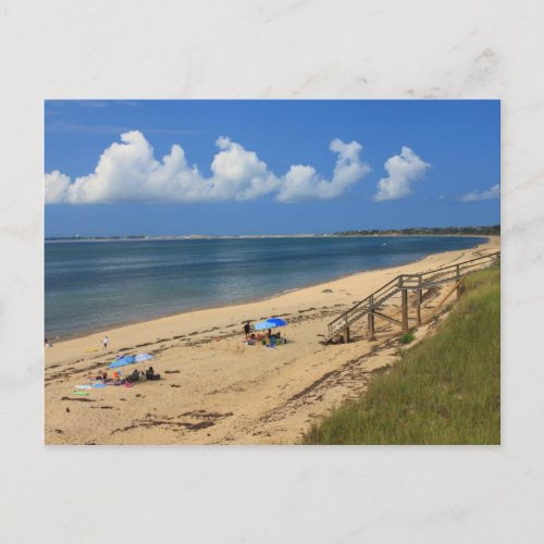 Cape Cod Bay Beach Truro Postcard