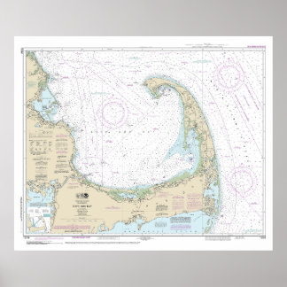 Cape Cod Bay Nautical Chart 13246