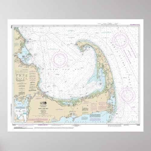 Cape Cod Bay Nautical Chart 13246