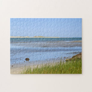Cape Cod Bay ocean beach Jigsaw Puzzle
