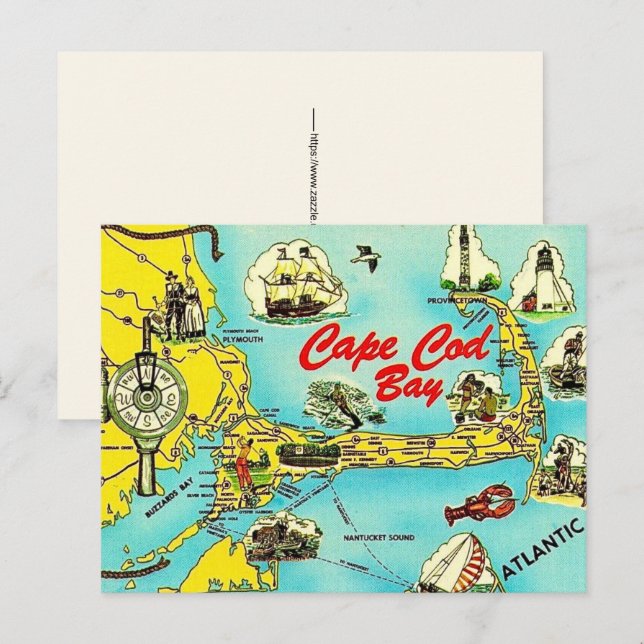Cape Cod Bay Postcard (Front/Back)
