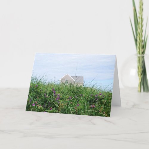 Cape Cod Beach House Note Card