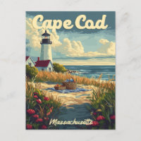 Cape Cod Beach, Massachusetts Vintage