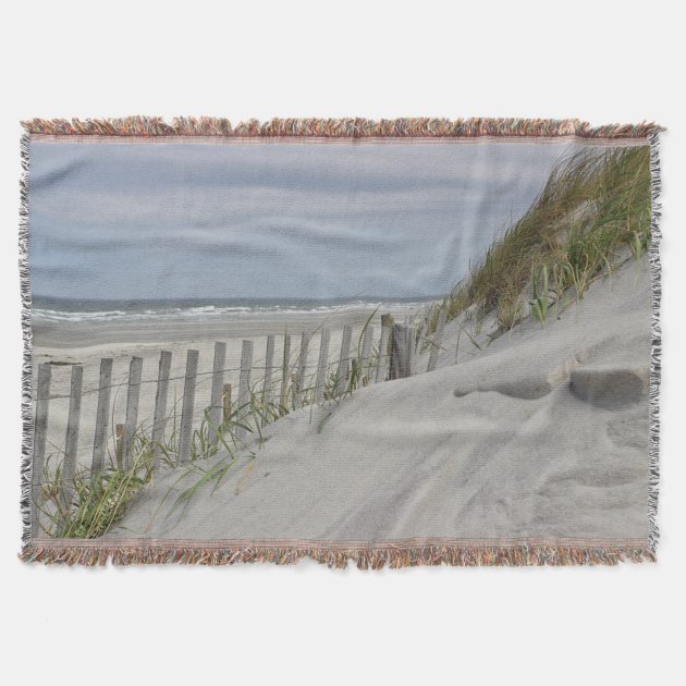 Beach scene throw discount blanket