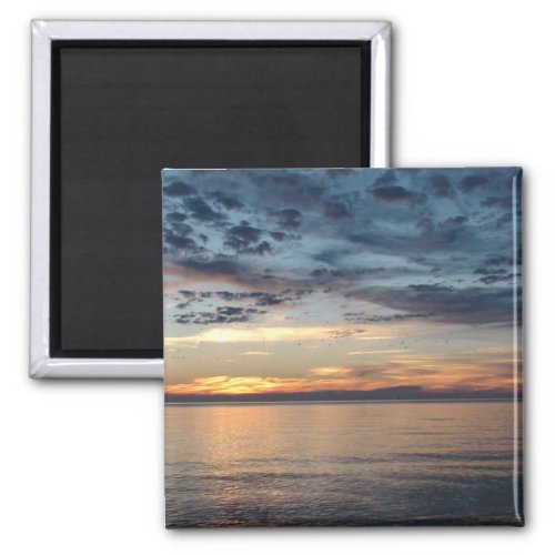Cape Cod Beach Sunset Photo Magnet