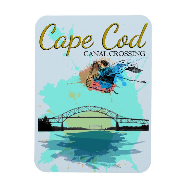 Cape Cod Canal Crossing Magnet (Vertical)