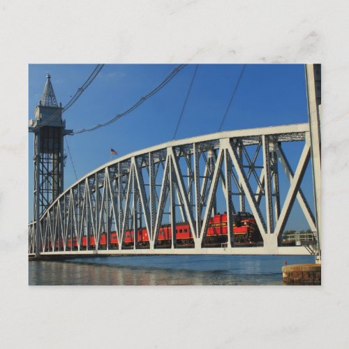 Cape Cod Canal Railroad Bridge Postcard