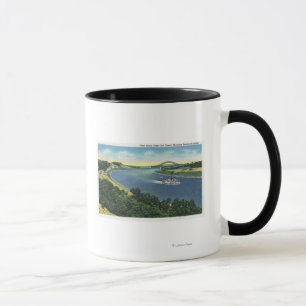 Cape Cod Canal View of Sagamore Bridge Mug