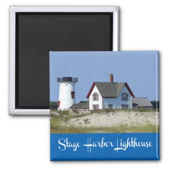 Cape Cod  Chatham  Massachusetts Lighthouse Magnet by merrydestinations at Zazzle