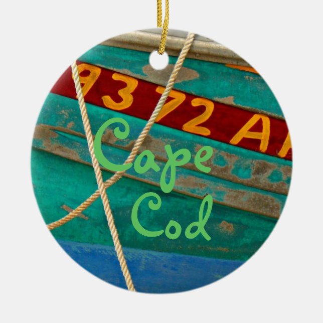 Cape Cod Christmas Ornament (Front)