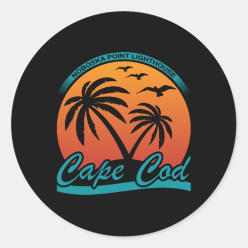 Cape Cod Classic Round Sticker
