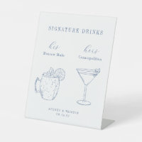 CAPE COD Coastal Blue Wedding Signature Drinks