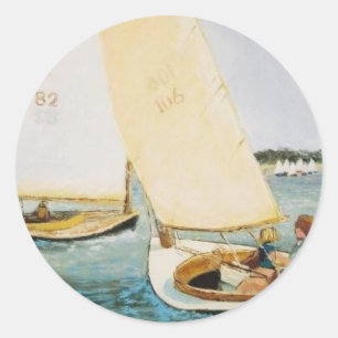 CAPE COD DAY RACING CLASSIC ROUND STICKER