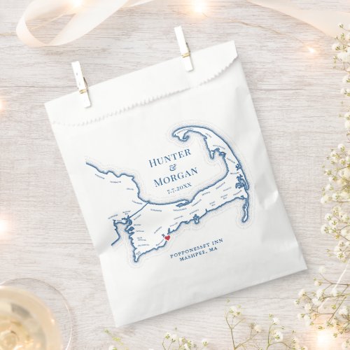 Cape Cod Destination Wedding Favor Bag